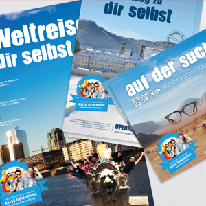 Corporate Design in einer Print-Aussendung | © WERBE&form, Werbeagentur Vorarlberg