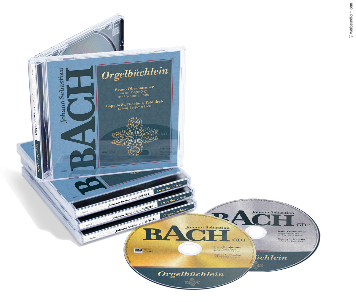 Gestaltung des CD-Covers, Inlay und Booklet / Grafik-Design, Layout & Typografie | Kunde: Prof. Dr. Bruno Oberhammer | © WERBE&form, Werbeagentur in Vorarlberg