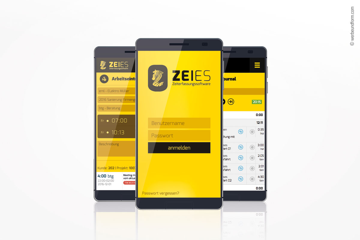 Design des Logos und Key-Visuals | ZEIES | © Konzeption & Design: WERBE&form, Werbeagentur in Vorarlberg