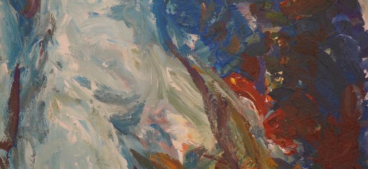 Akt in Blau | 1990 | Lothar Märk