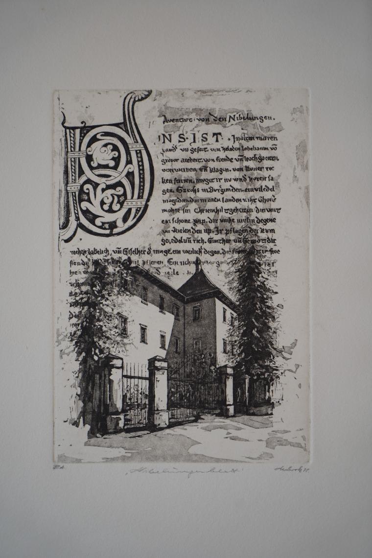 Märk - Nibelungenblatt - Palast Hohenems  | 1979 | Lothar Märk