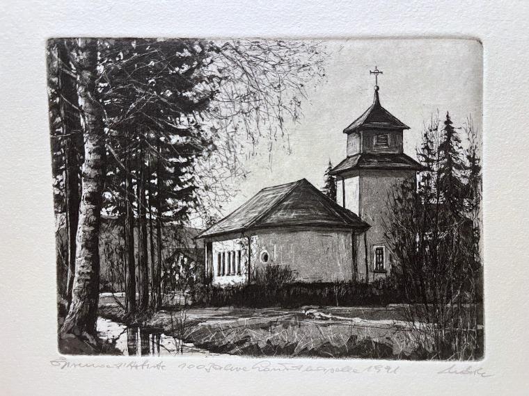 Märk - Altach Lourdkapelle 100 Jahre, 1991 . schwarz/weiß | 1991 | Lothar Märk