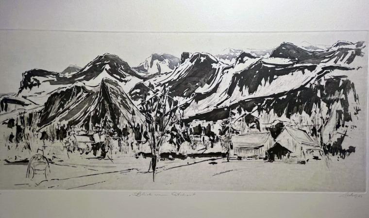 Märk - Blick vom Atelier - Altach/Hohenems | 1983 | Lothar Märk